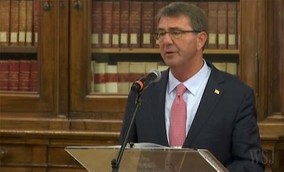 Defense Secretary Ashton Carter rules out cooperating with Russia in Syria