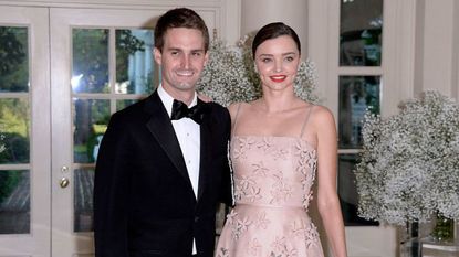 Evan Spiegel, Miranda Kerr