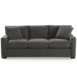 gray loveseat