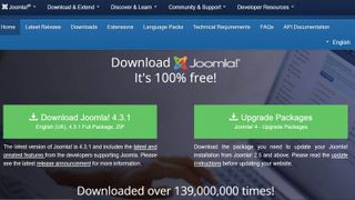 Joomla download page