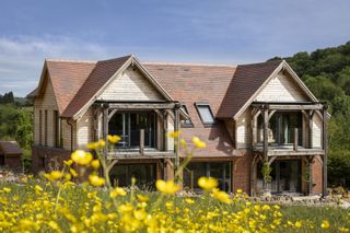 passivhaus oak frame self build home