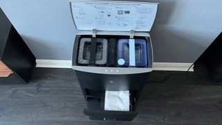 The docking station that comes with the Ecovacs Deebot X1 Omni