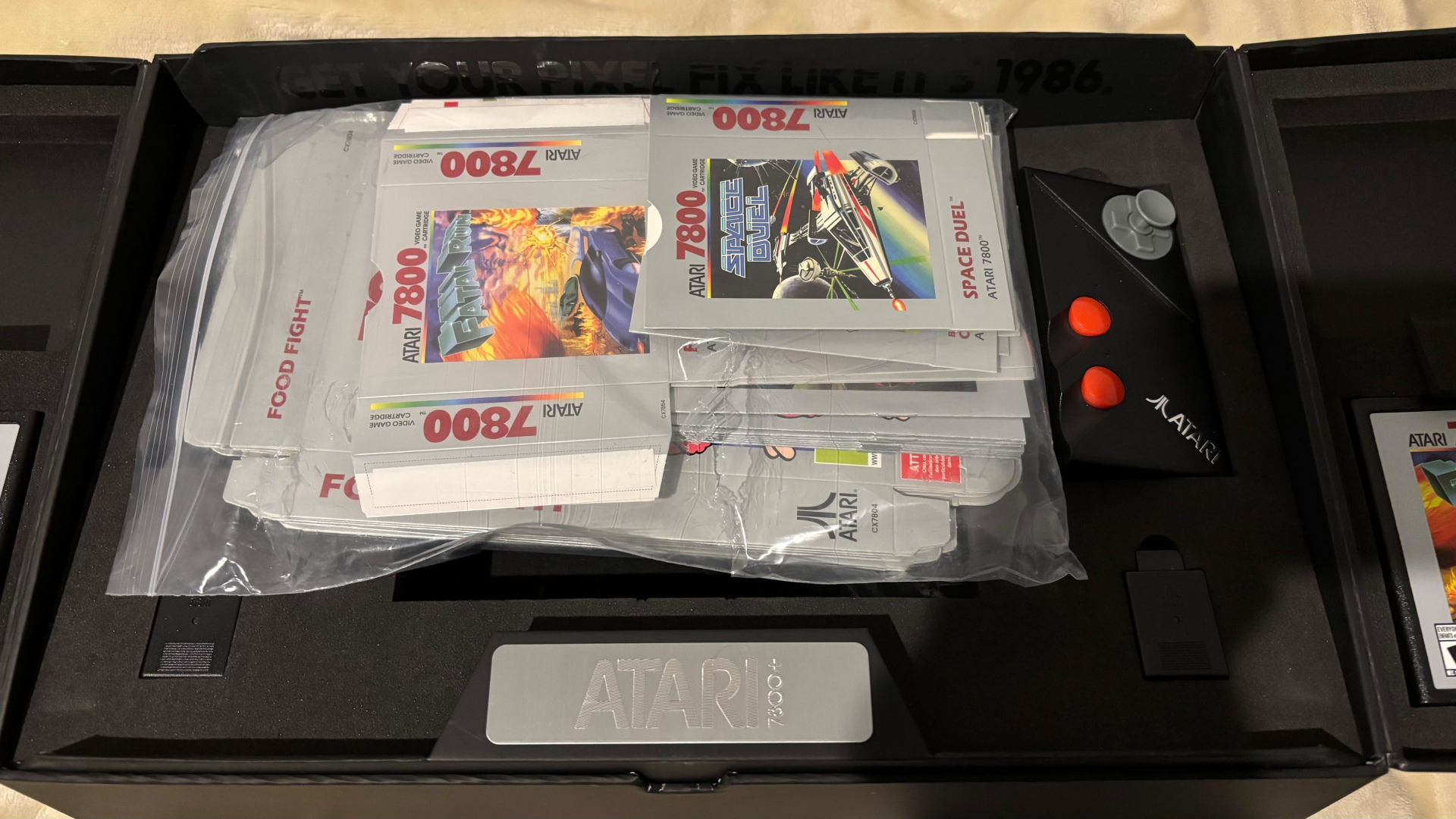 Atari 7800+ box