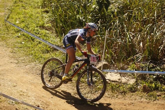 Julie Bresset (France) on her way to victory