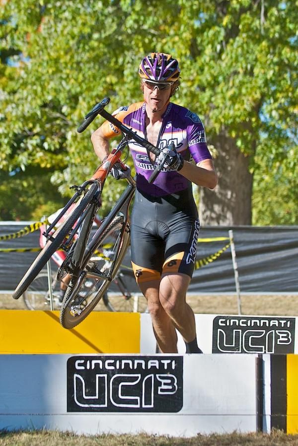 Second place international male Barry Wicks (shown) is equally as tall as his winning teammate Ryan Trebon