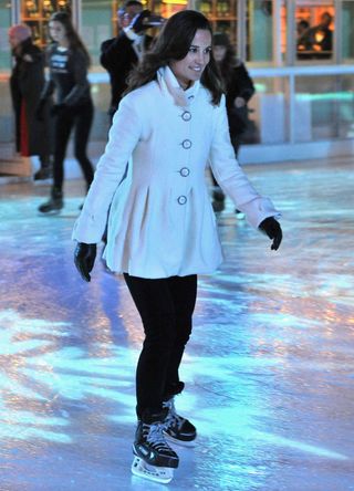 Pippa Middleton attends Tiffany & Co. Presents Skate at Somerset House on November 21, 2011 in London