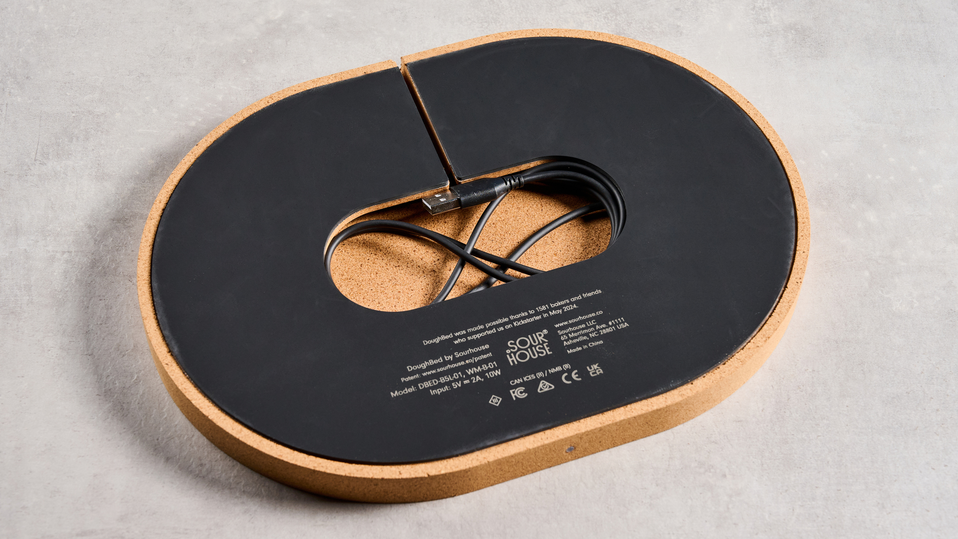 the Sourhouse DoughBed sourdough bulk fermentation proofing basket with a glass proofing bowl and an electric heating warming mat for even proofing
