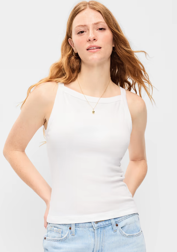 Old Navy, blusa confortável com gola de avental (custava US $ 14,99)