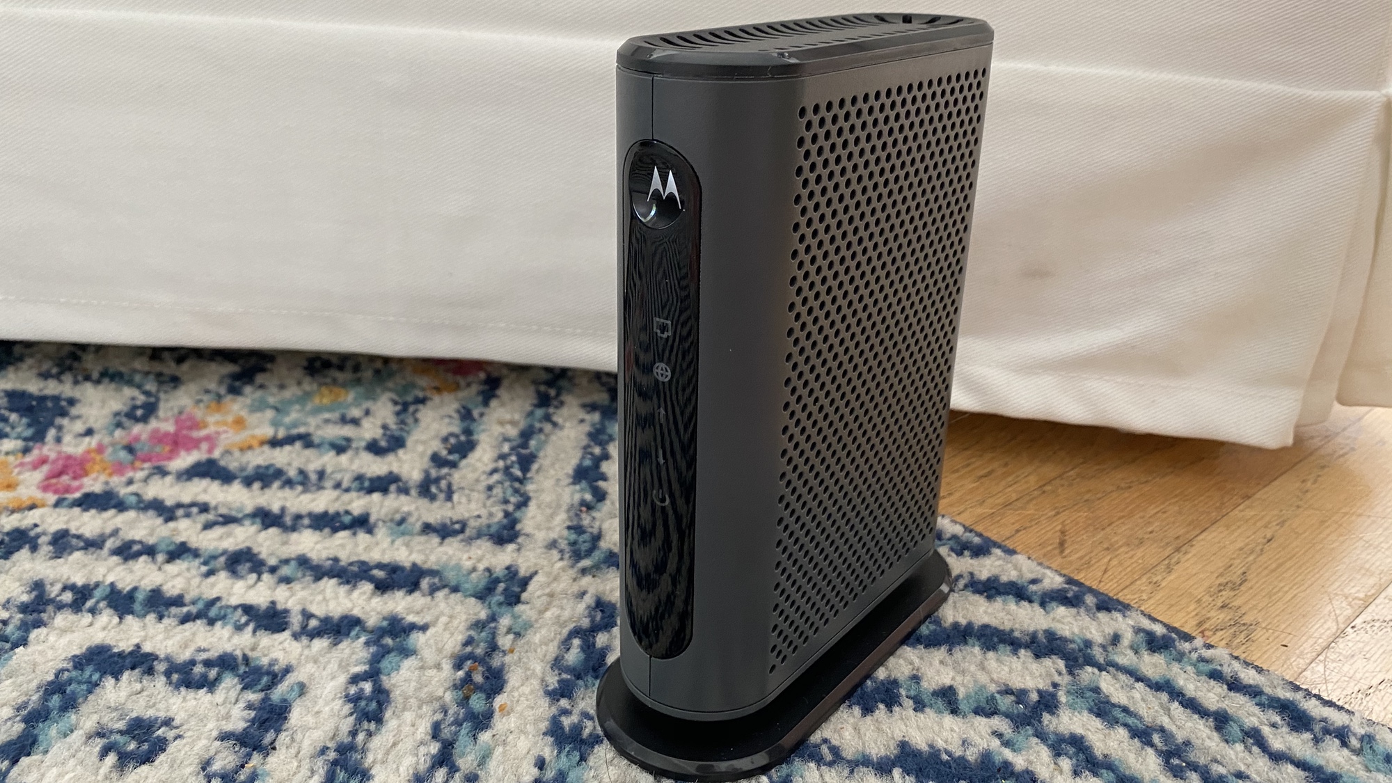 A Motorola modem, representing the easy way to change your IP address