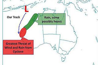MTSAT via the Australia Government Bureau of Meteorology