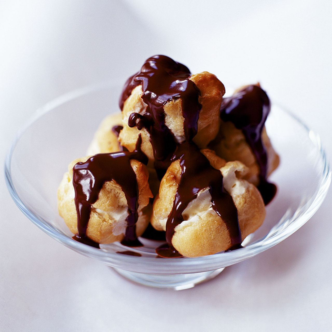 Semifreddo Profiteroles with Ice Cream and Chocolate Espresso Sauce recipe-woman and home