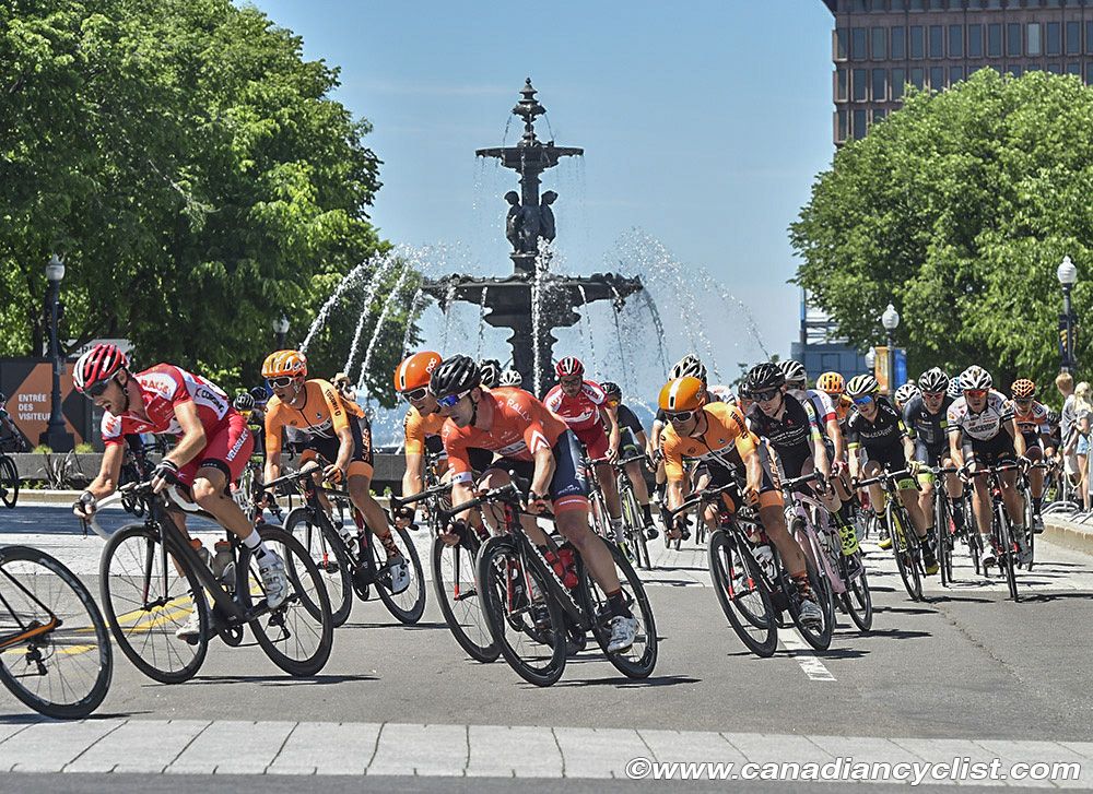 The race wound through very scenic Quebec City.