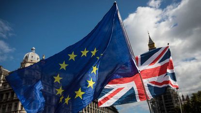 UK and EU flags