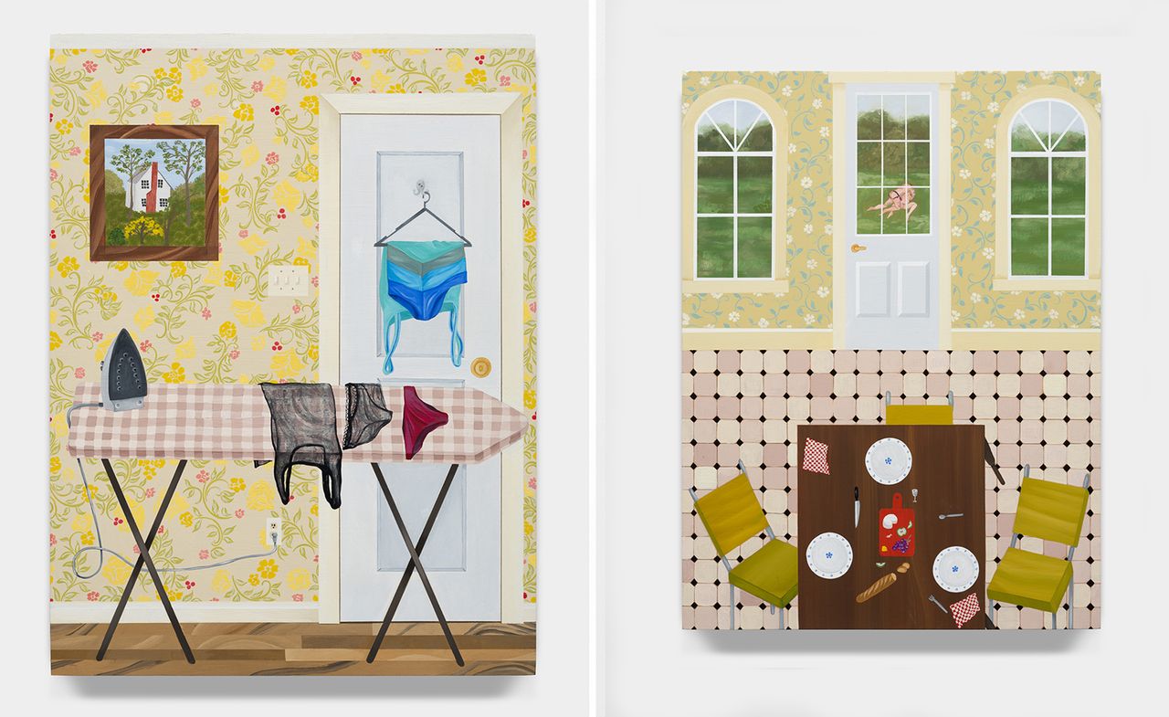 Anne Buckwalter artworks of domestic interiors