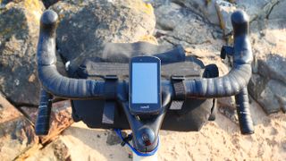 MAAP x Apidura Handlebar Pack pictured from above