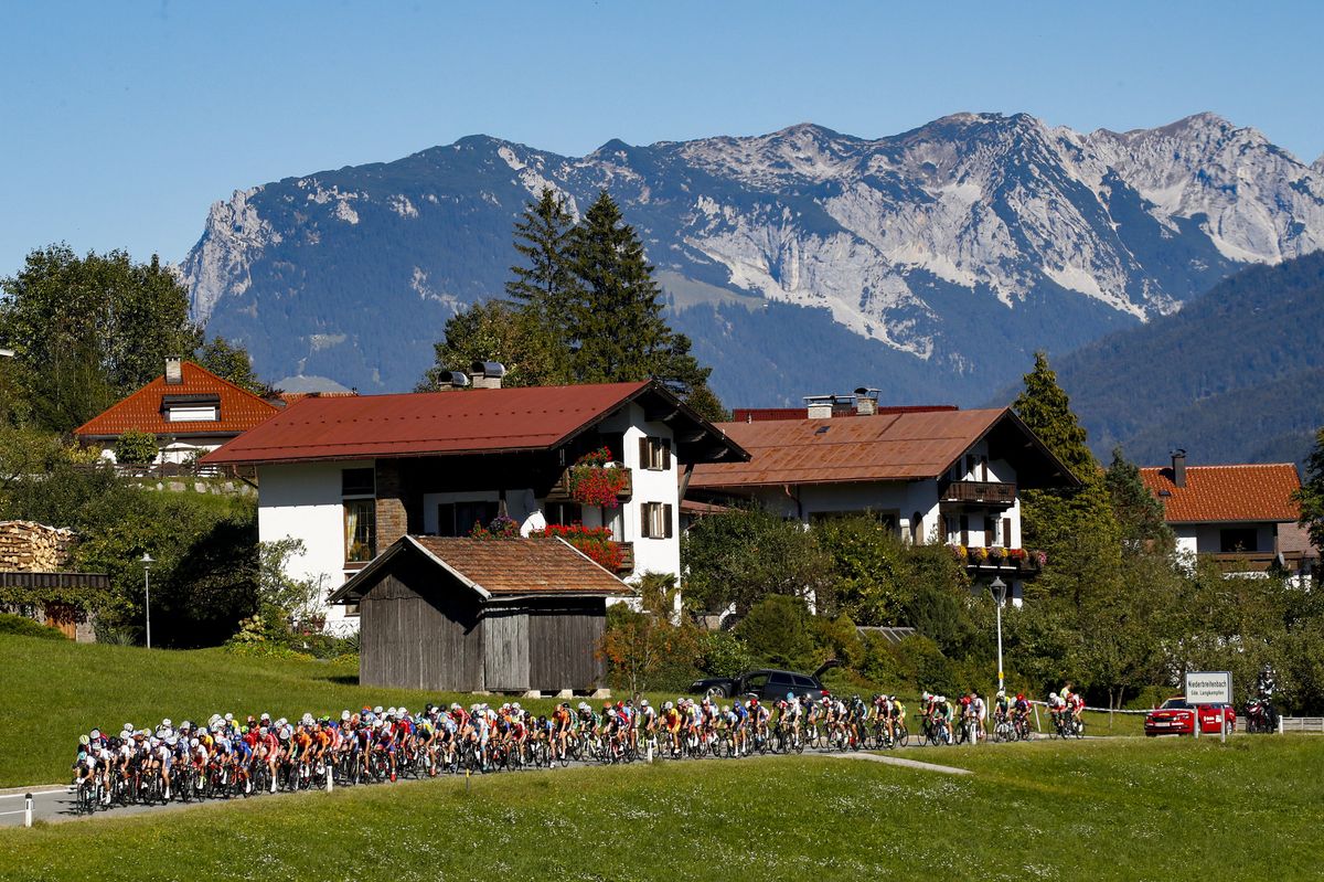 The junior men's road race at the World Championships in Innsbruck