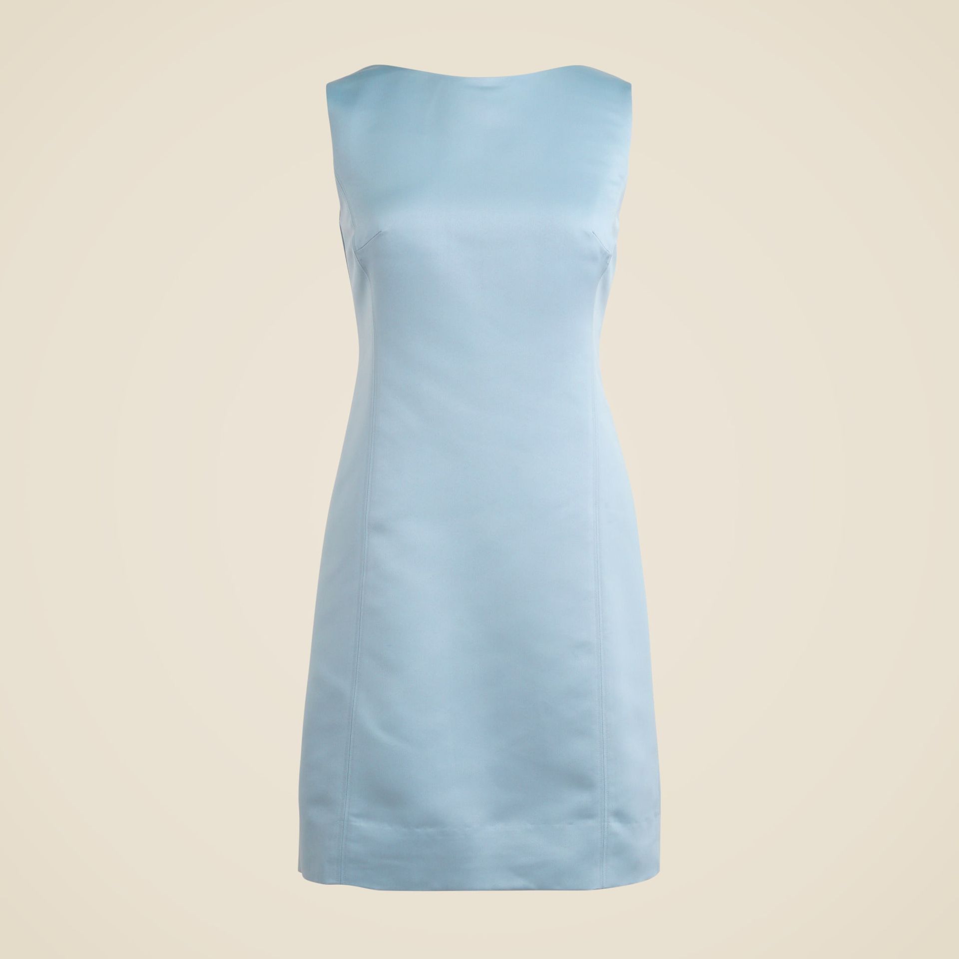 Collection Scoopback Mini Dress in Satin