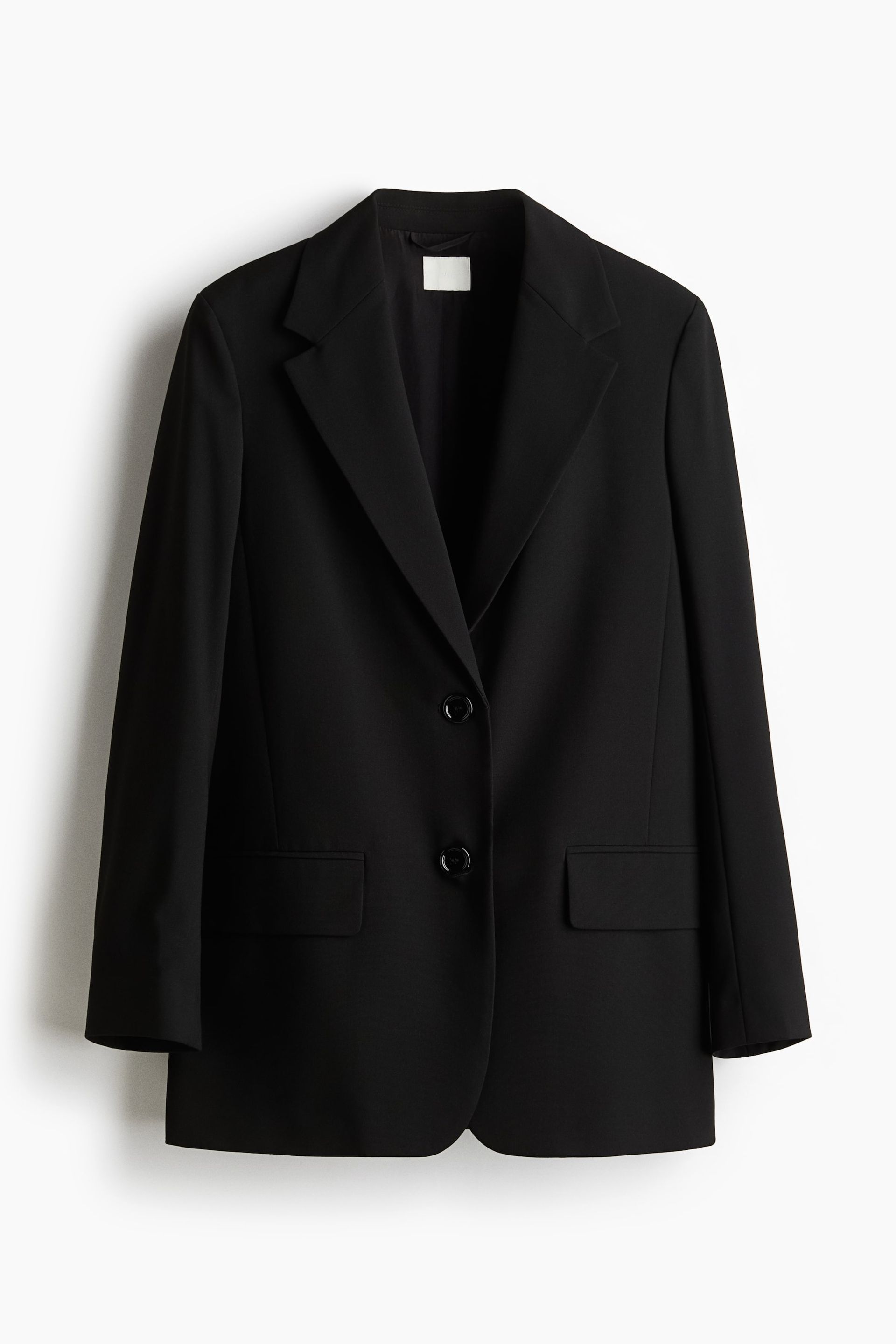 Long Blazer - Dark Gray/pinstriped