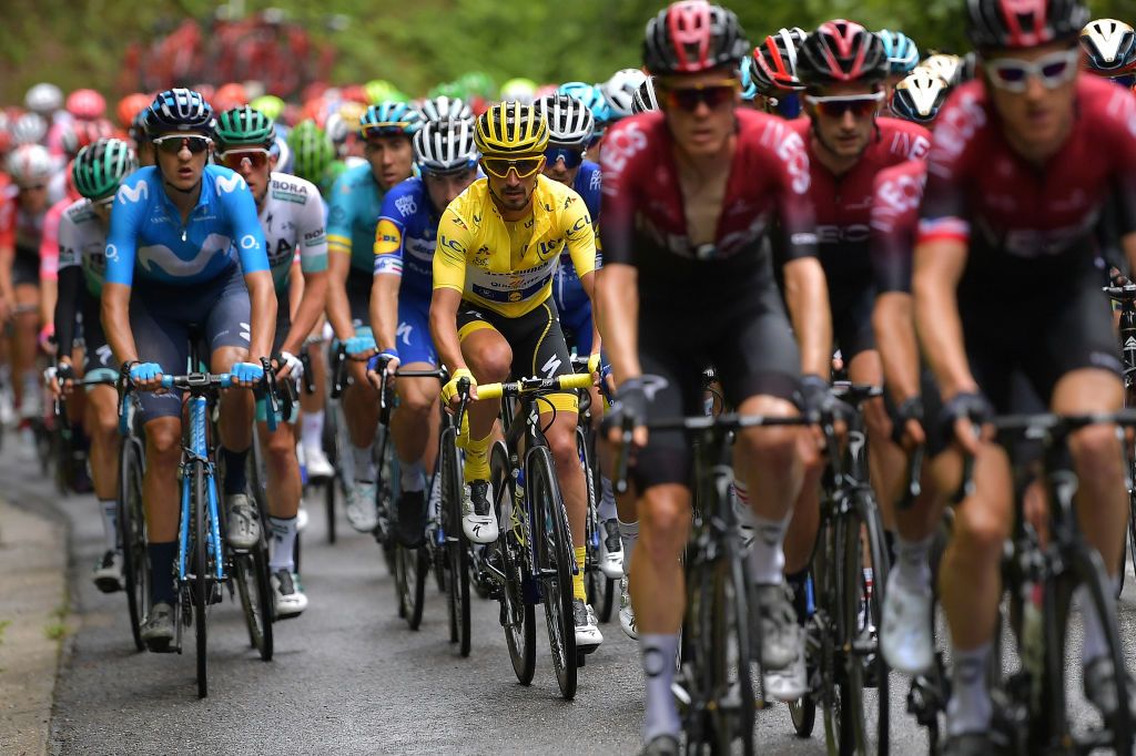Juilan Alaphilippe in yellow