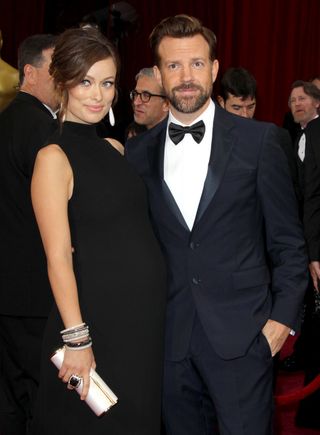 Olivia Wilde And Jason Sudeikis At The Oscars 2014