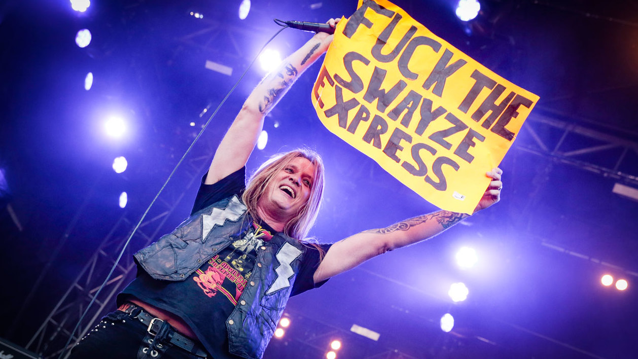 Sebastian Bach at this year&#039;s Heavy Montreal