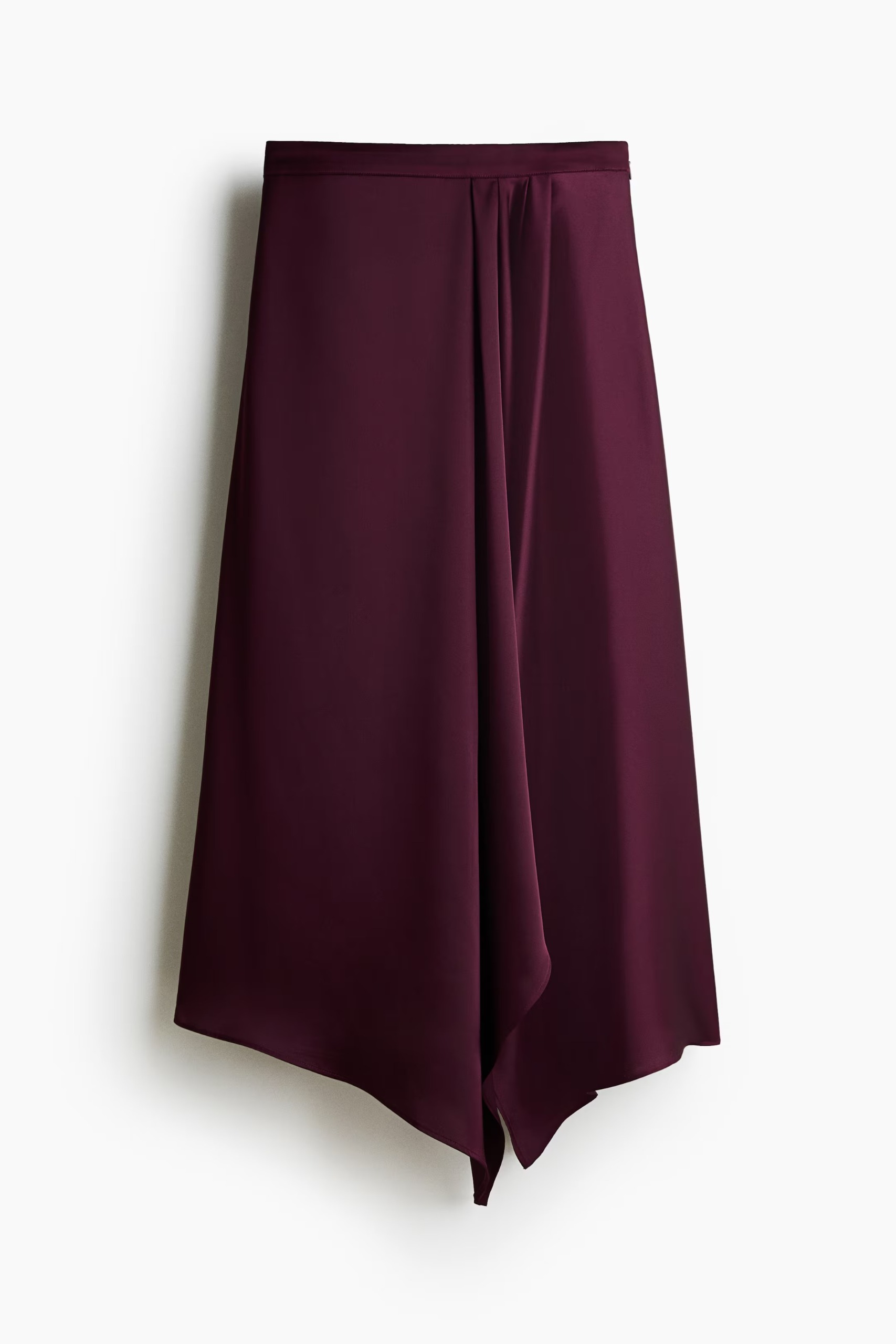 H&amp;amp;M, Satin Handkerchief Skirt