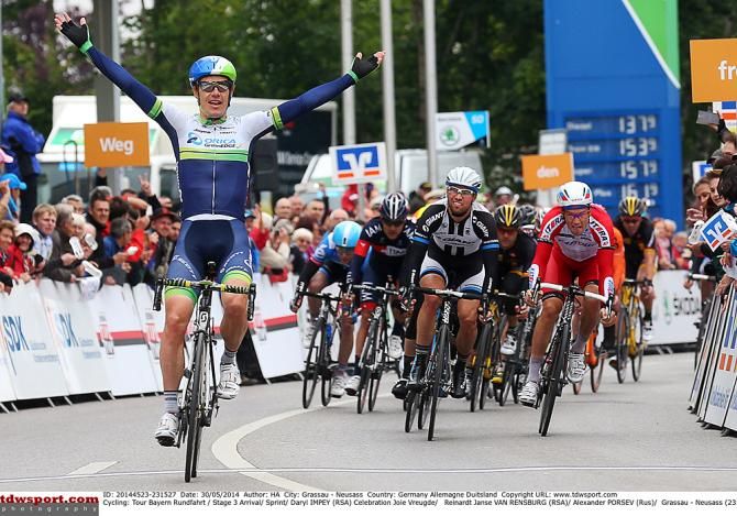 Daryl Impey wins the third stage of Bayern Rundfahrt