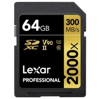 Lexar Professional 2000x card 64GB: $99.99$54.99 at Amazon