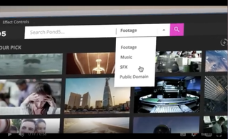 Adobe Premiere CC’s Pond5 plugin allows stock footage to be found and inserted easily into an editors timeline