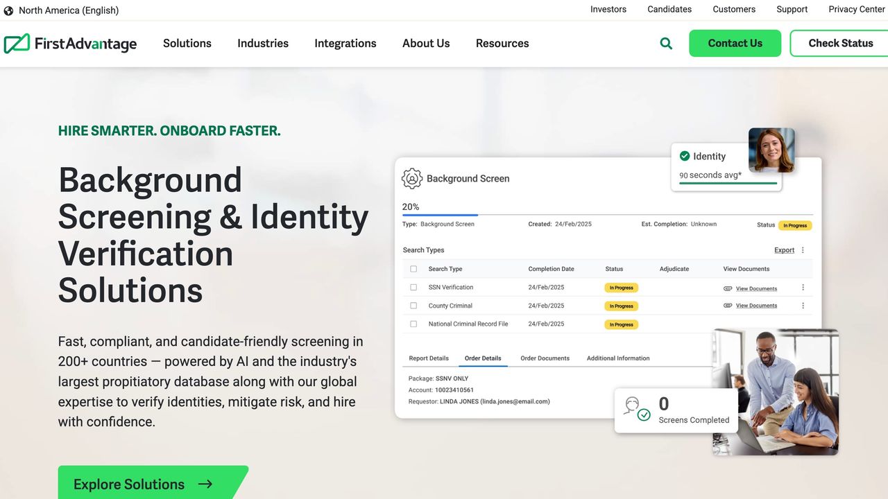 First Advantage review