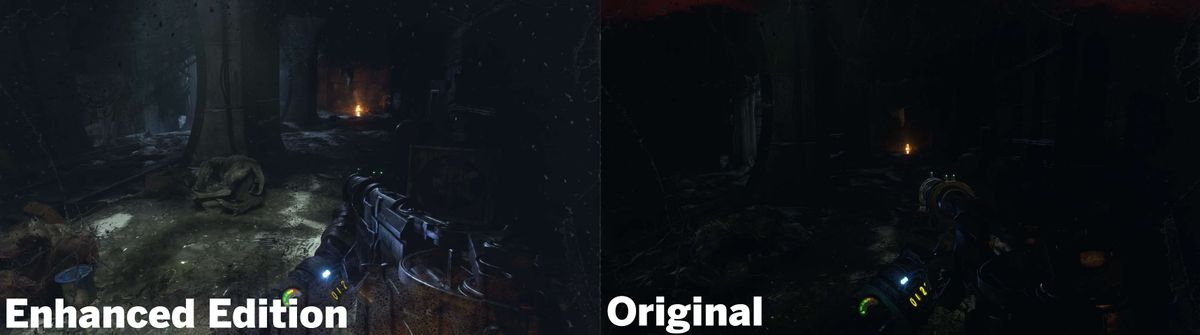 Metro Exodus Enhanced Edition compared with the Original Edition