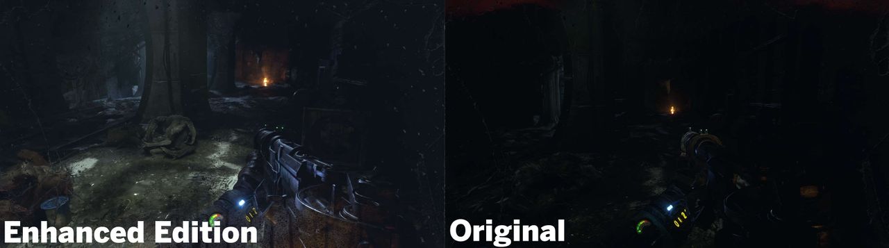 Metro Exodus Enhanced Edition compared with the Original Edition