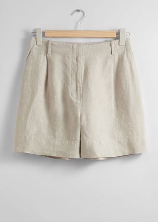 Tailored Linen Shorts