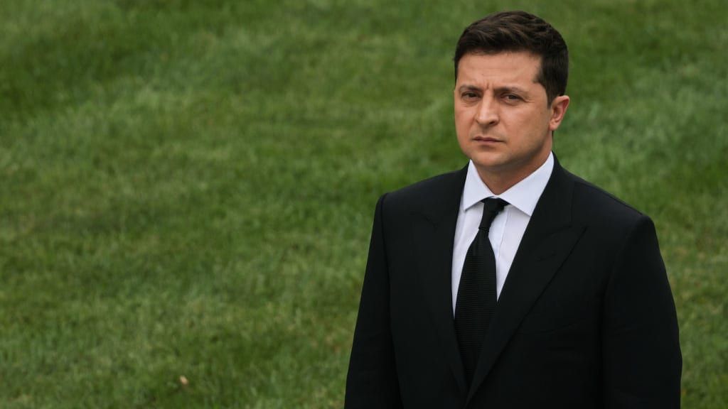 Ukrainian President Volodymyr Zelensky.