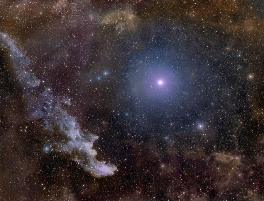 rigel, witch head nebula