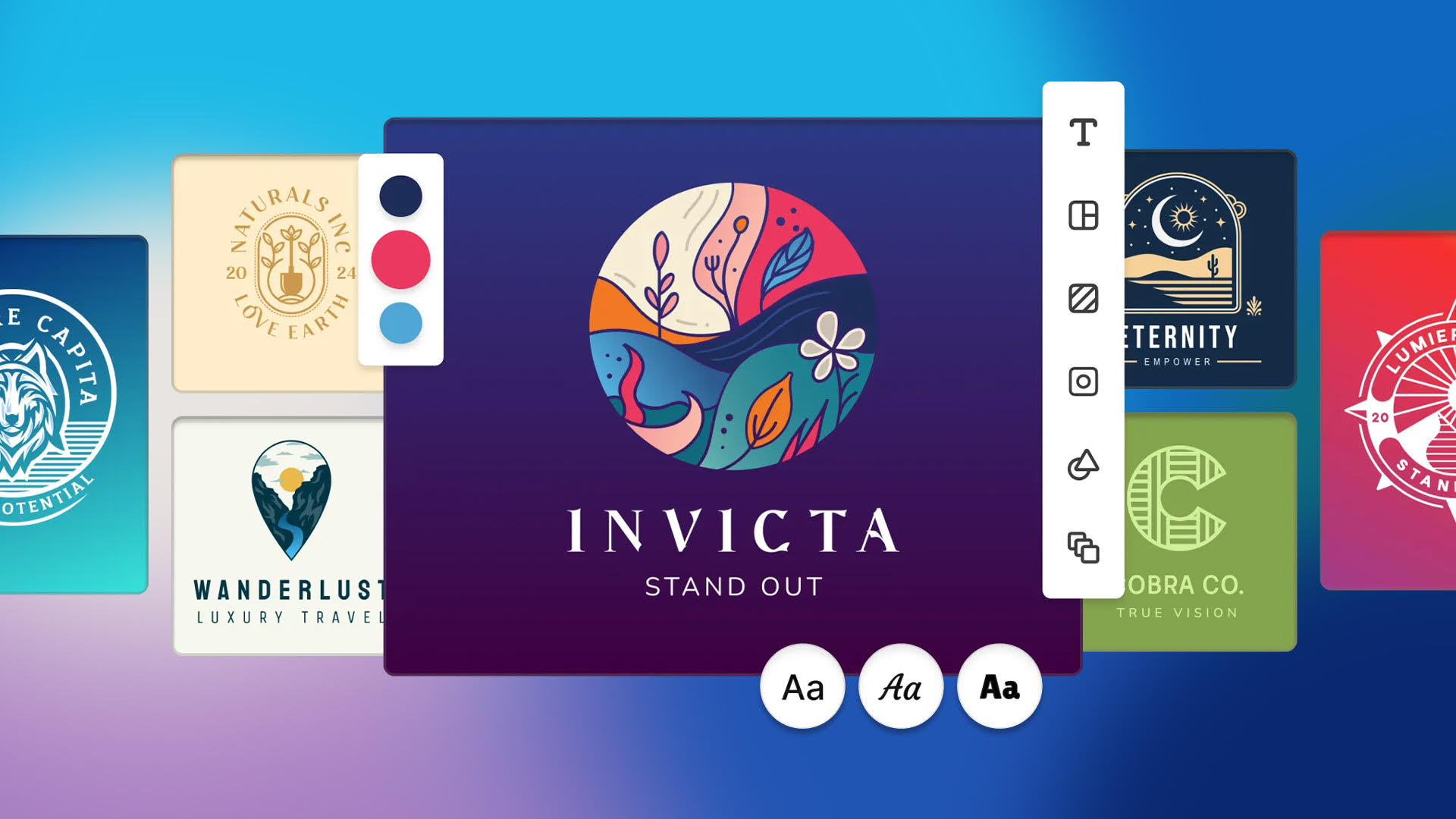 A series of templates from Design.com