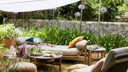 Outdoor day bed, John Lewis & Partners