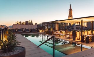 Hotel Sant Francesc swimming pool view