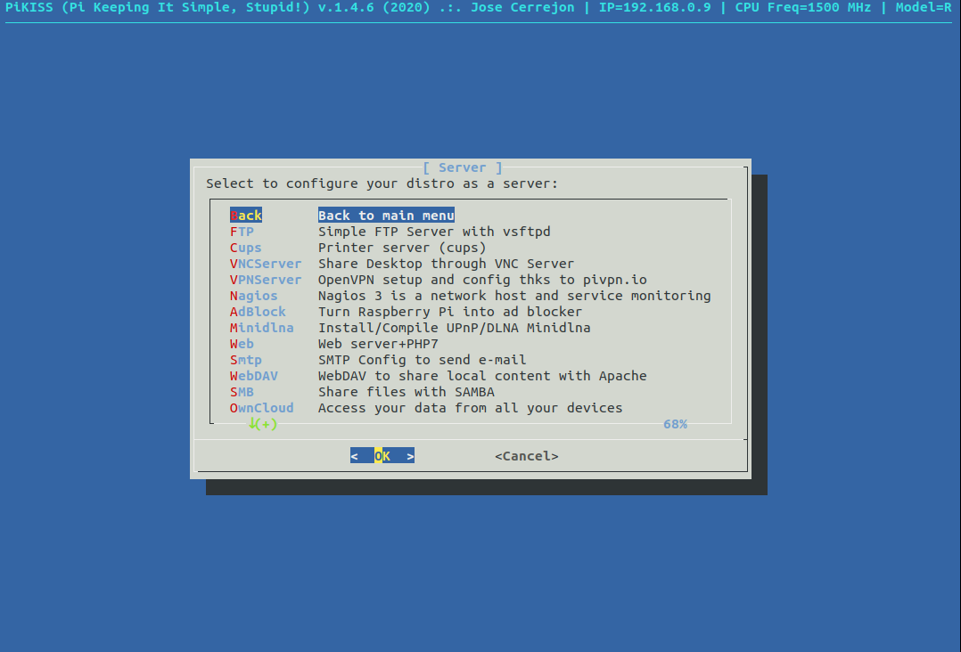 piKiss for Raspberry Pi