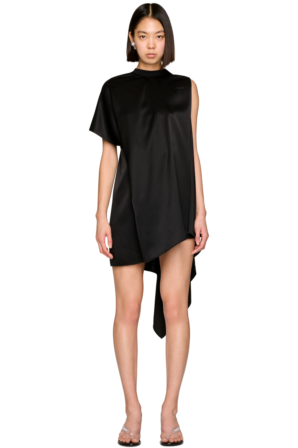 Zero Waste Draped Mini Dress