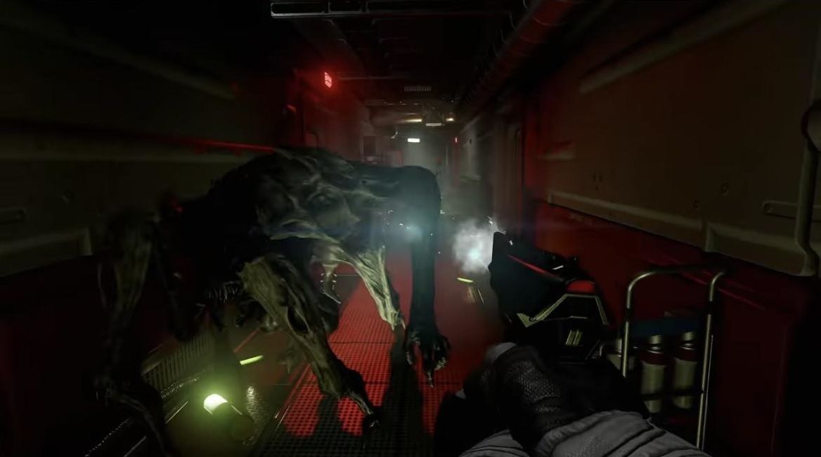 Promotional screenshot of alien life in Starfield