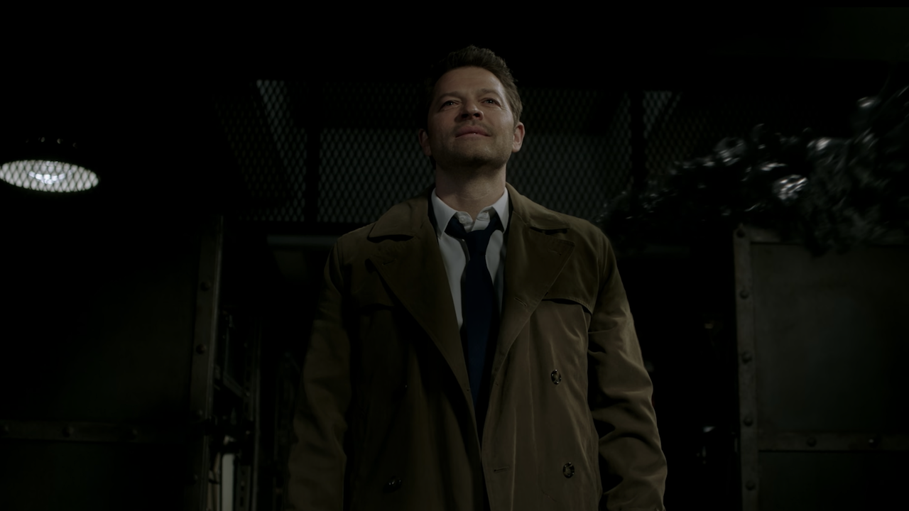 Cas being dragged to The Empty in Supernatural Season 15x18