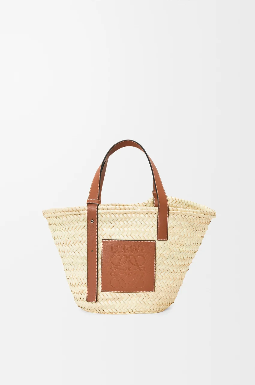 Loewe, Basket in Palm Leaf and Calfskin