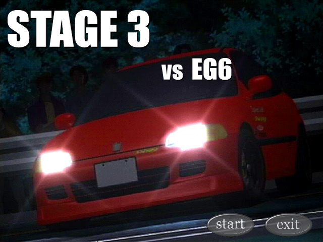 Initial D Typing game