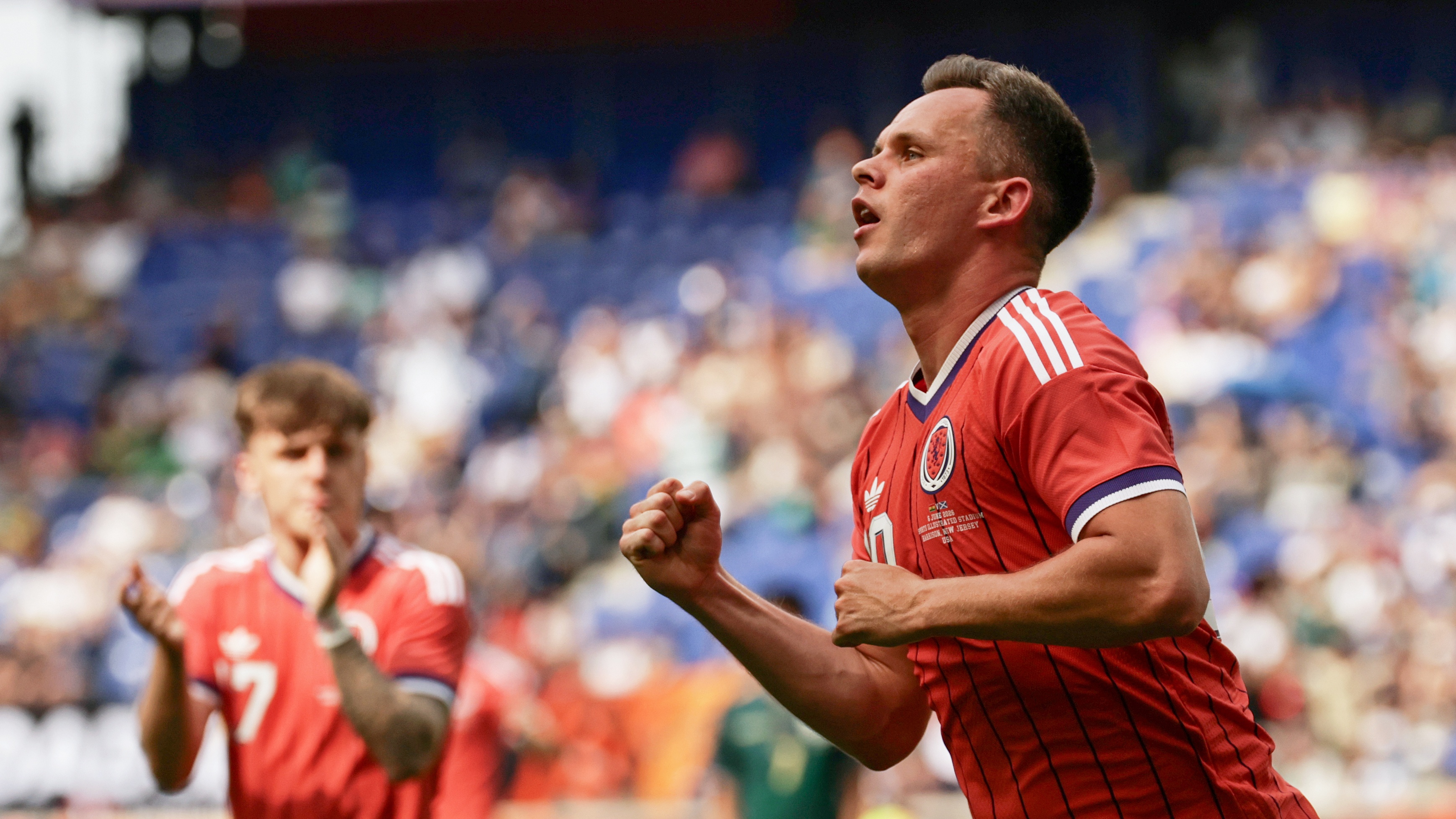 Lawrence Shankland scores Scotland's first World Cup 2026 goal
