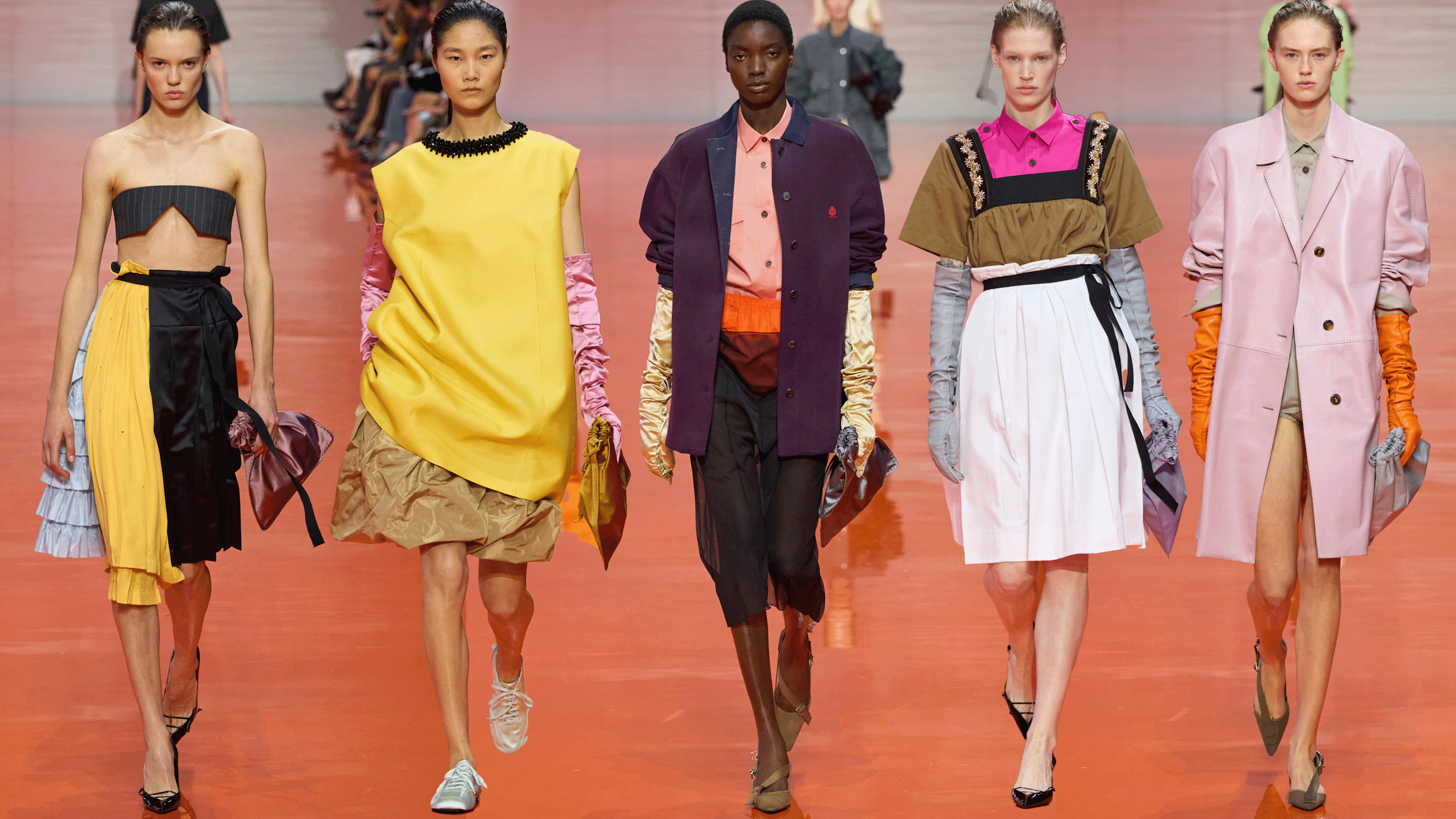 Prada spring/summer 2026 runway models.