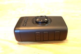 Image shows: Cycliq Fly12 Sport side on for view of buttons
