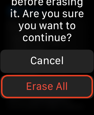 How to erase all data on Apple Watch - erase all