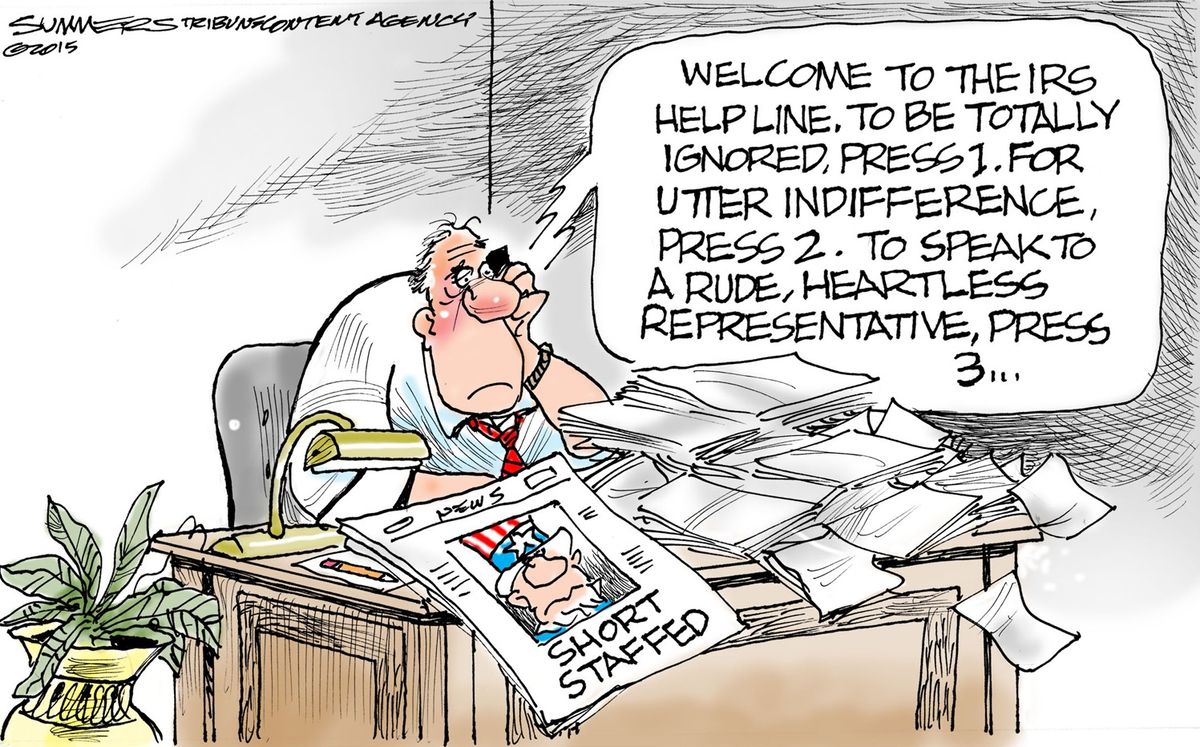 Editorial cartoon U.S. tax day | The Week