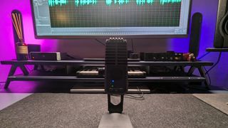 IK Multimedia iRig Stream Mic Pro in this writer's home studio